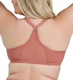 Brigitte Front Close Racerback T-Shirt Bra Canyon Clay 40A