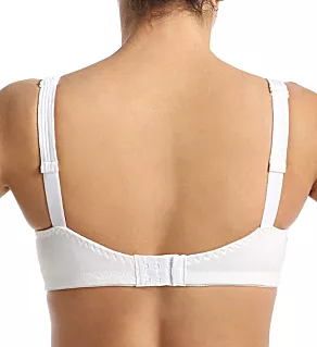 Bettie Latex Free Cotton Soft Cup Bra White 34A