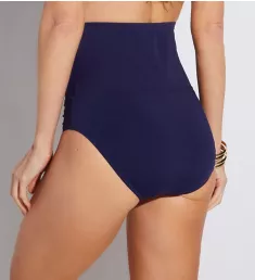 Solids High-Waist Control Swim Bottom Leilani Navy 6