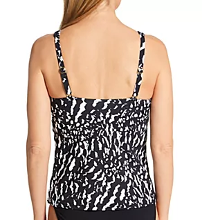 Xanadu Monterey Tankini Swim Top Black Sand 8