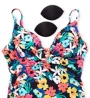 Leilani Waikiki Garden Gemini Tankini Swim Top J720270 - Image 4