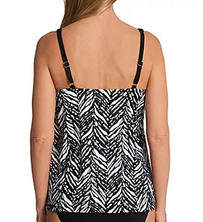 Kalahari Bora Bora Scoop Tankini Swim Top Black Sand 6