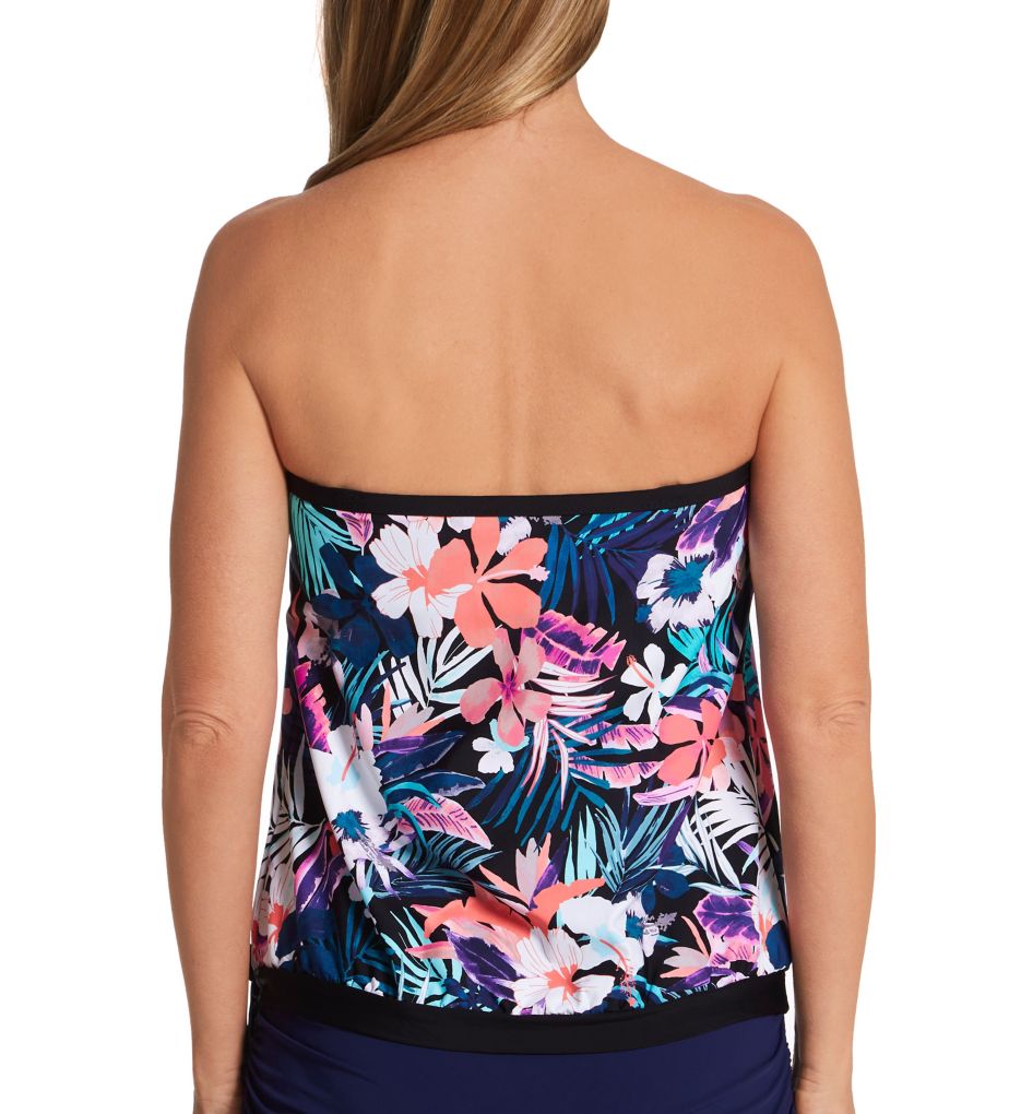 Leilani Barbados Breeze Coral Gables Tankini Swim Top J720612 - Image 2