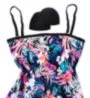 Leilani Barbados Breeze Coral Gables Tankini Swim Top J720612 - Image 7