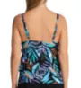 Leilani Oceanside Palm Gemini Tiered Tankini Swim Top J721031 - Image 2