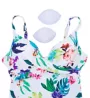 Leilani Sunshine Floral Gemini Tankini Swim Top J721470 - Image 4