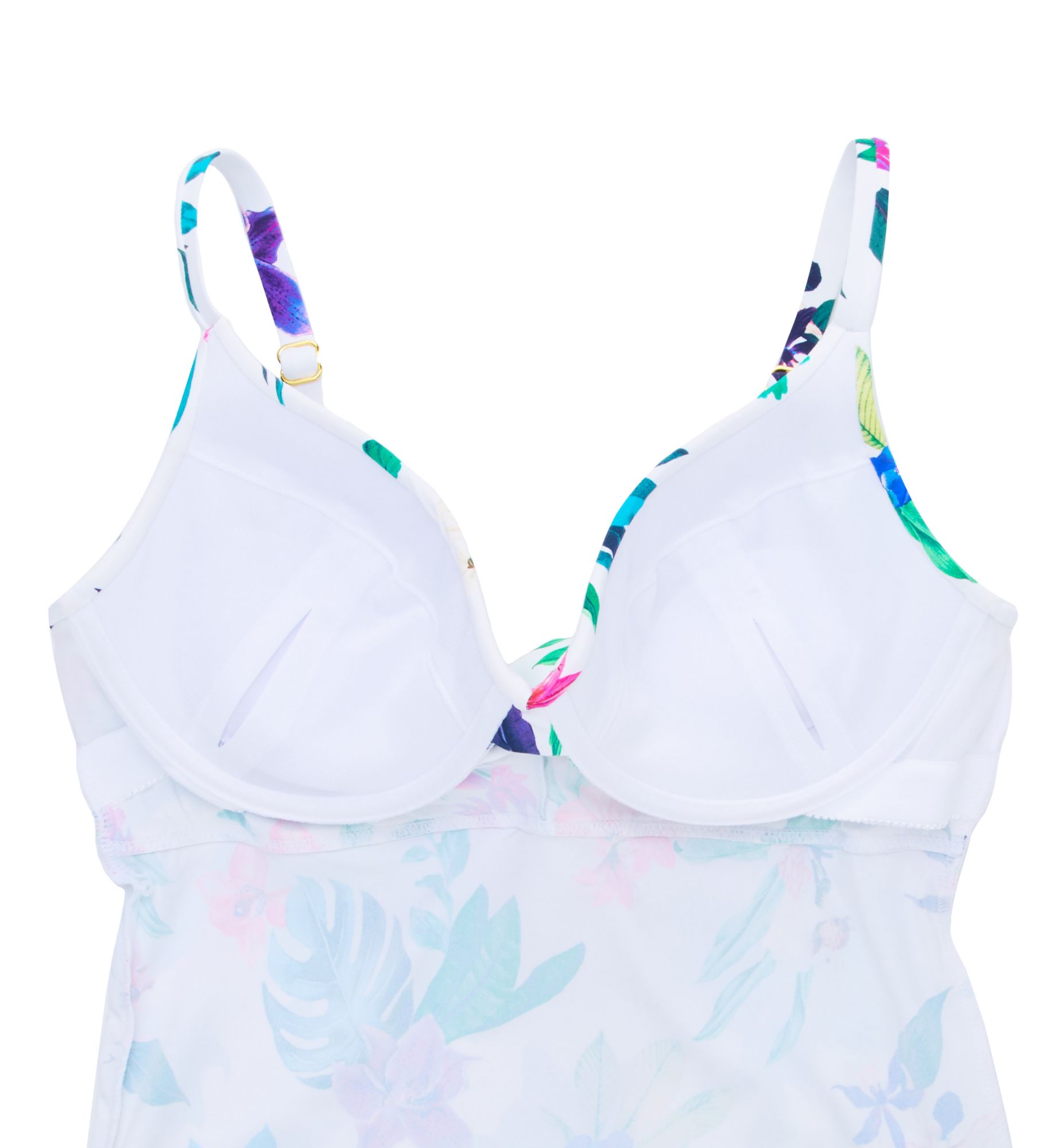 Leilani Sunshine Floral Gemini Tankini Swim Top J721470 - Image 5