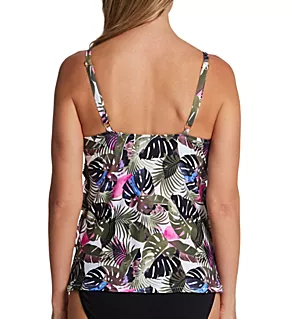 Royal Palm Gemini Tiered Tankini Swim Top