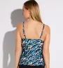 Leilani Safari Sunset Monterey Tankini Swim Top L720533 - Image 2