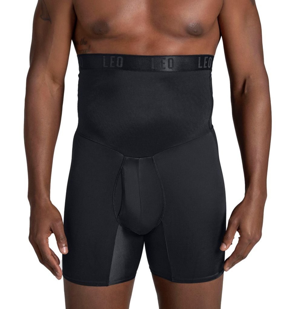 Men's Compression High Waist Boxer Shorts Tummy Contour Body
