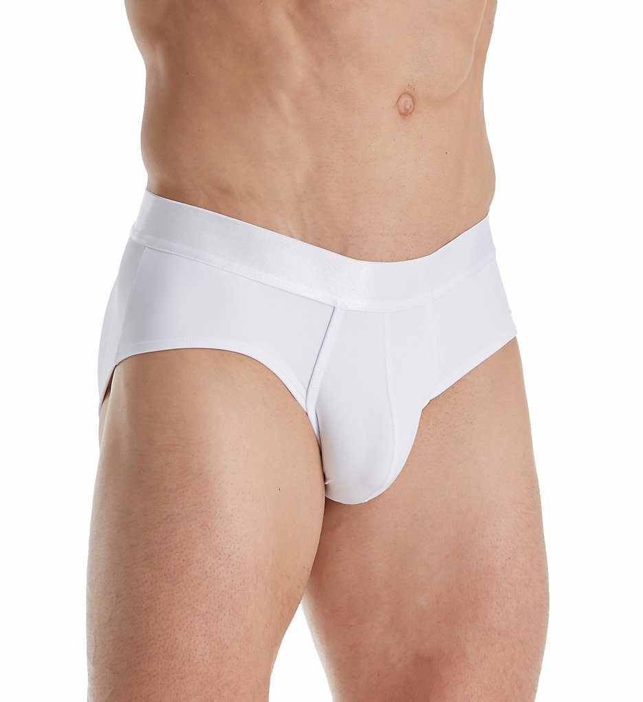 Leo 033293 Men's Padded Butt Enhancer Briefs (White)