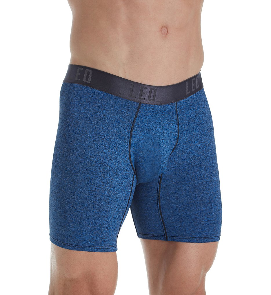 Leo 033305 Flex-Fit Boxer Briefs (Heather Blue)