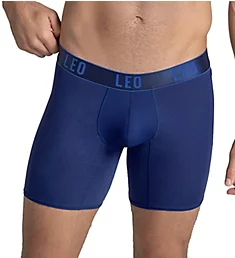 Long Athletic Boxer Brief with Side Pocket Blue L