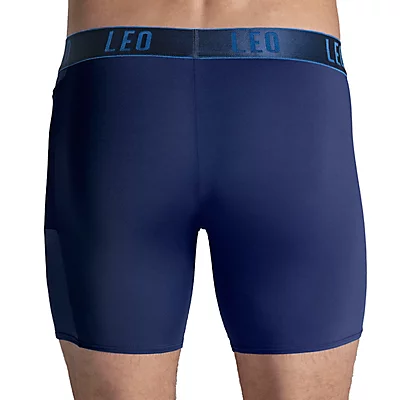Long Athletic Boxer Brief with Side Pocket
