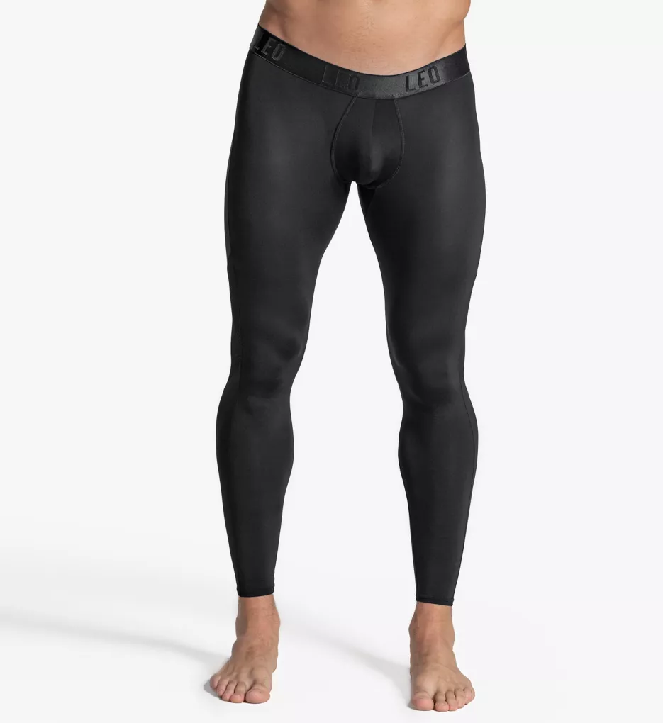 Intelligent Fit Breathable Mesh Long Underwear Black M
