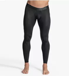 Intelligent Fit Breathable Mesh Long Underwear Black M