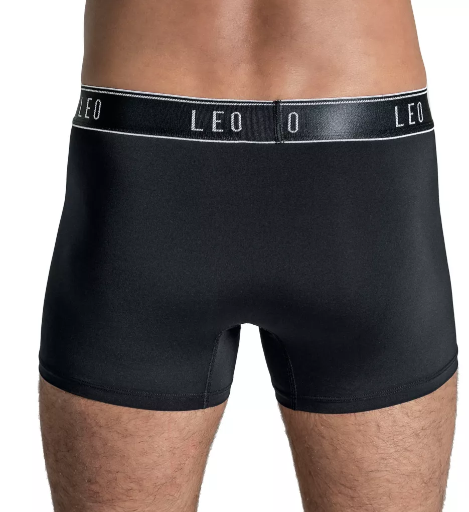 LEO Butt Lifter Long Boxer Briefs - Black