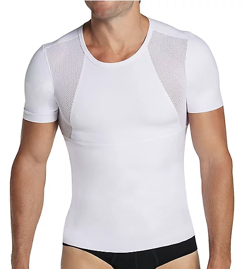 Leo Firm Compression Cotton Shirt w/ Mesh Cutouts 035024