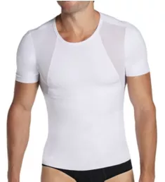 Firm Compression Cotton Shirt w/ Mesh Cutouts