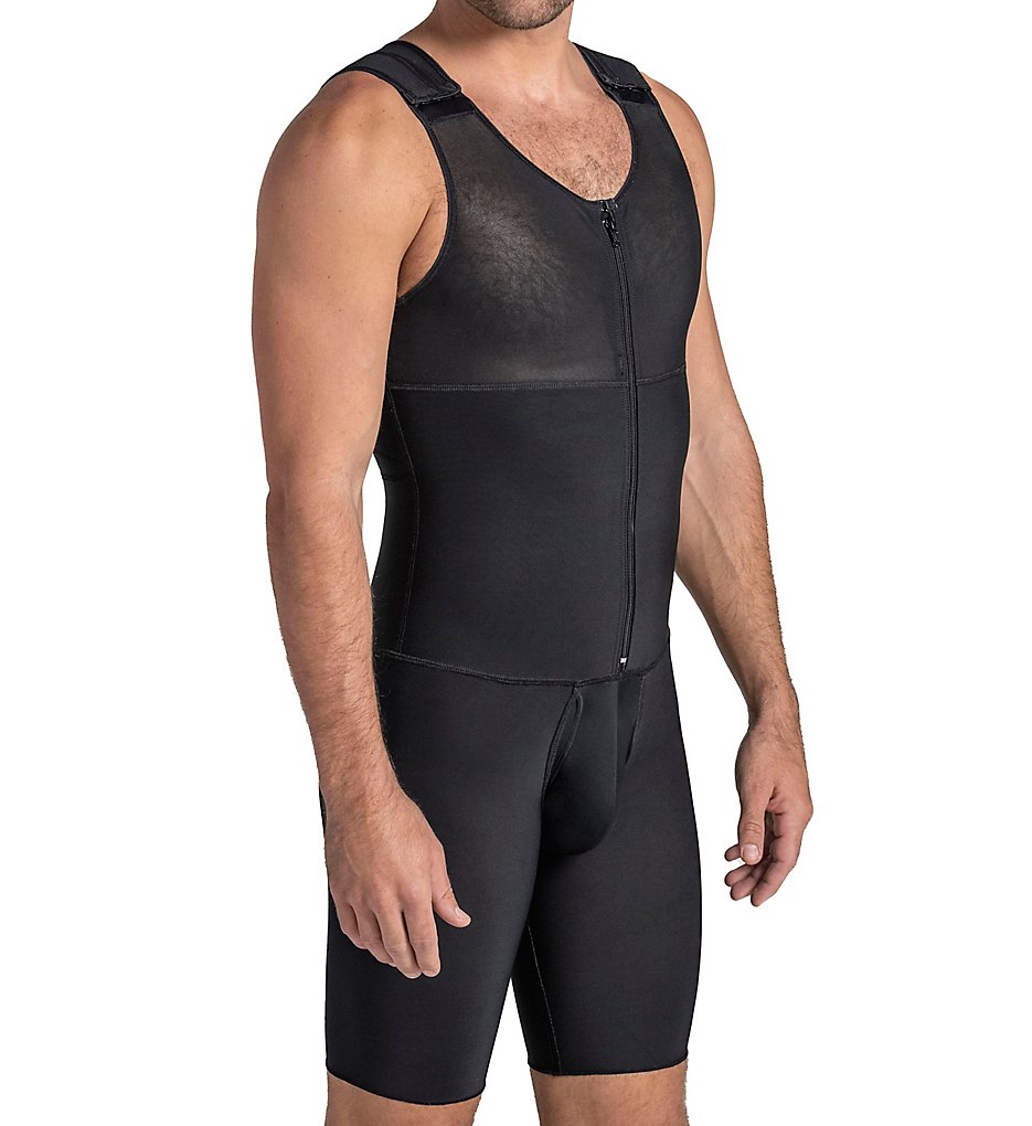 Leo 038000 Extra Firm Post-Surgical Compression Bodysuit (Black)