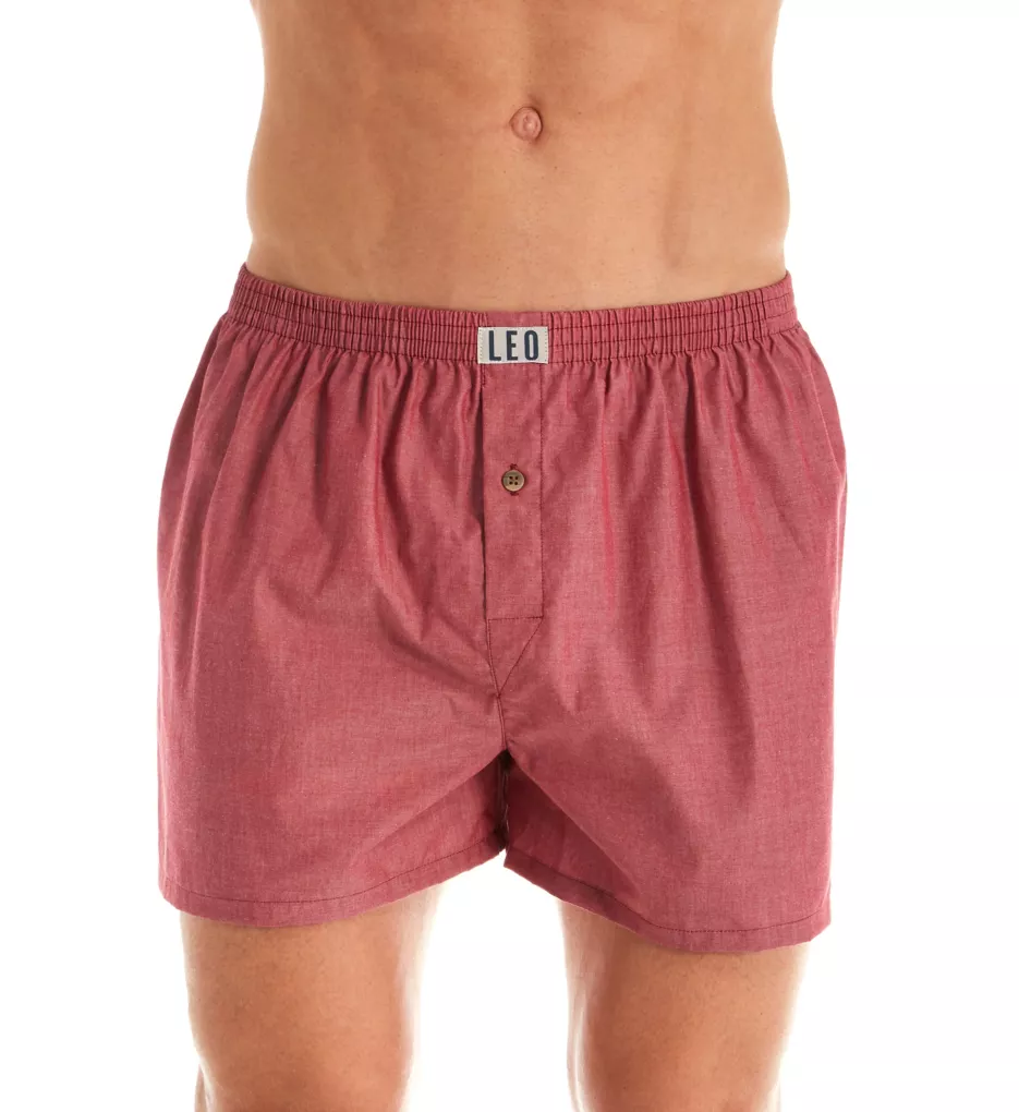 Leo Assorted Cotton Boxers - 2 Pack 33149x2 - Image 1
