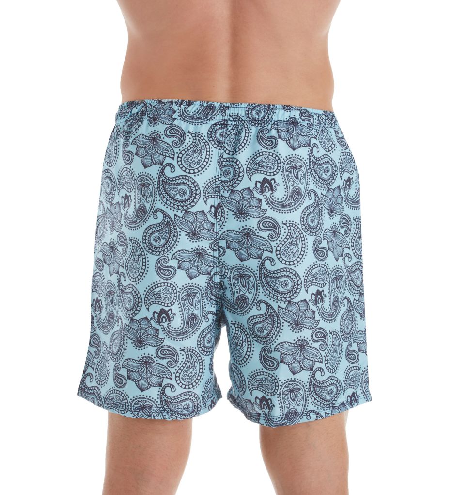 Paisley Print Swim Trunk With Mesh Liner