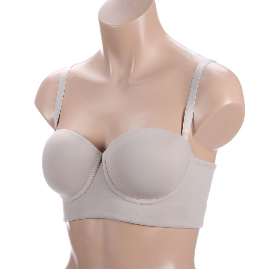 Strapless Longline Slimming Push-Up Bra