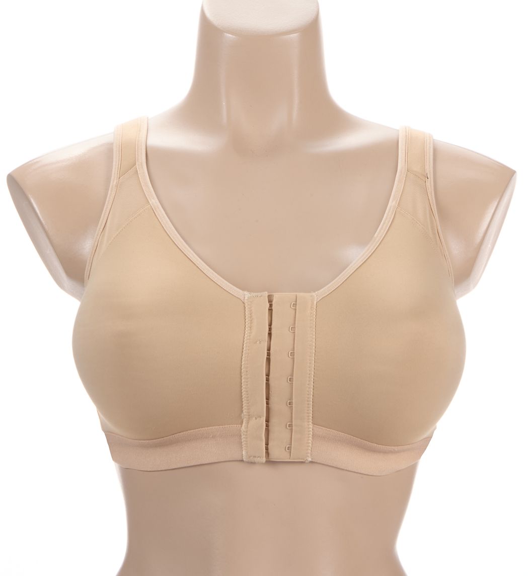 Leonisa Posture Corrector Back Support Wireless Bra Golden Nude 34D  - Image 1