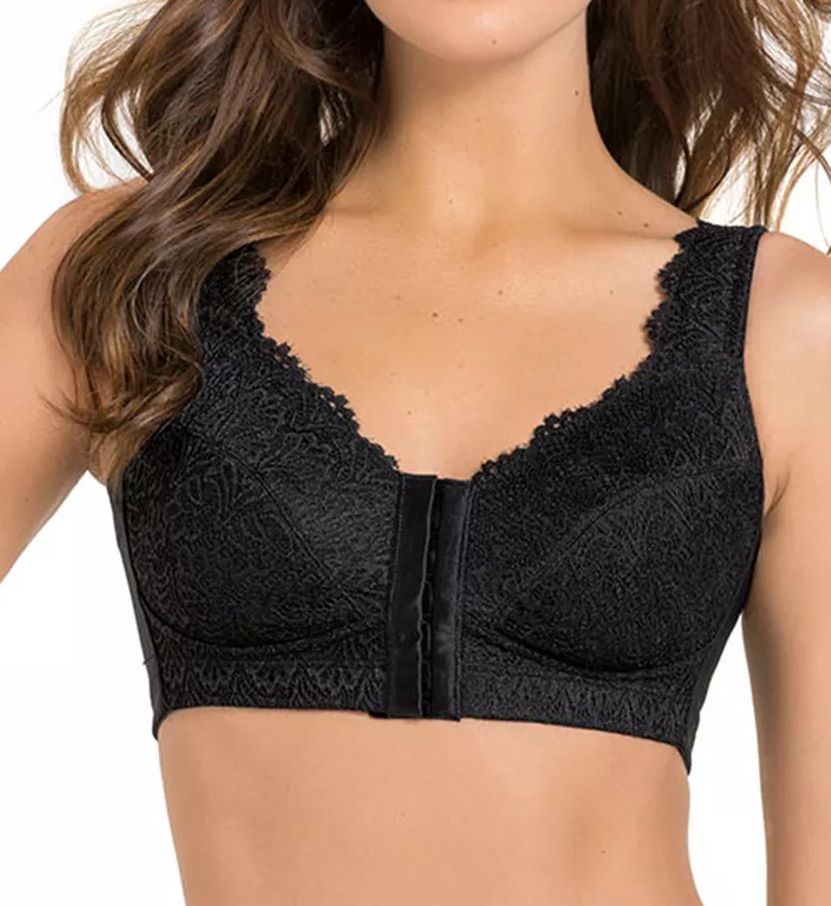 Fabulous Lace Back Support Wireless Minimizer Bra