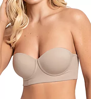 Strapless Longline Slimming Push-Up Bra Nude 36B