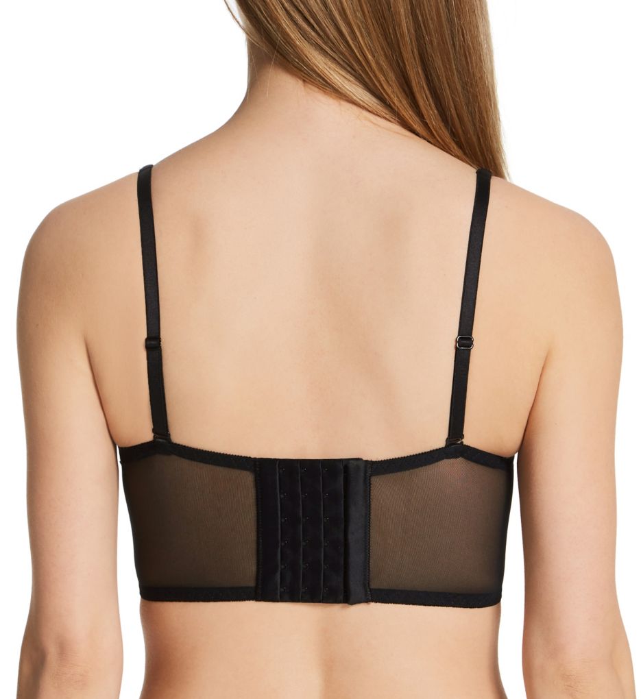 Leonisa All Sheer Lace Bustier Bra in Black