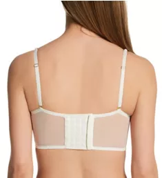 Milan Sheer Lace Bustier Bralette with Underwire Ivory S