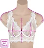 Leonisa Milan Sheer Lace Bustier Bralette with Underwire 011967 - Image 3