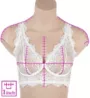 Leonisa Milan Sheer Lace Bustier Bralette with Underwire 011967 - Image 3