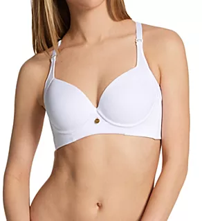 High Profile Back Smoothing Full Coverage Bra White 34B