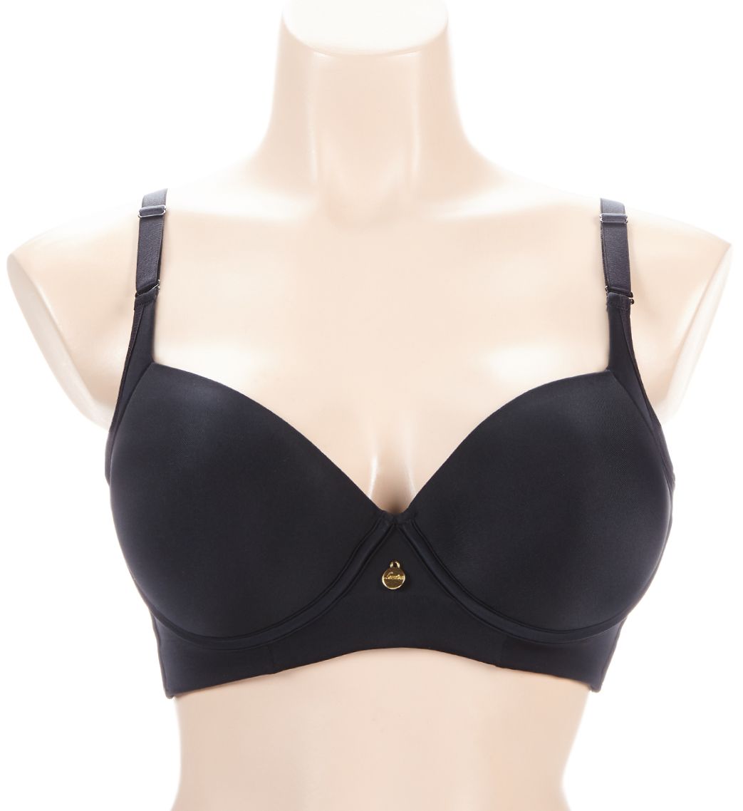 Leonisa High Profile Back Smoothing Full Coverage Bra Black 38D  - Image 1