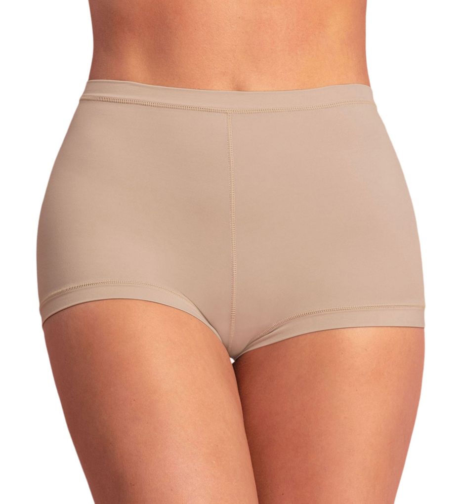 Leonisa Women's Perfect Fit Boyshort Panty in Beige | Size Small | HerRoom.com