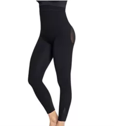 Invisible Body Shaper with Leg Compression Black S/M