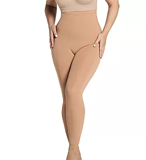 Invisible Body Shaper with Leg Compression Soft Natural 3X