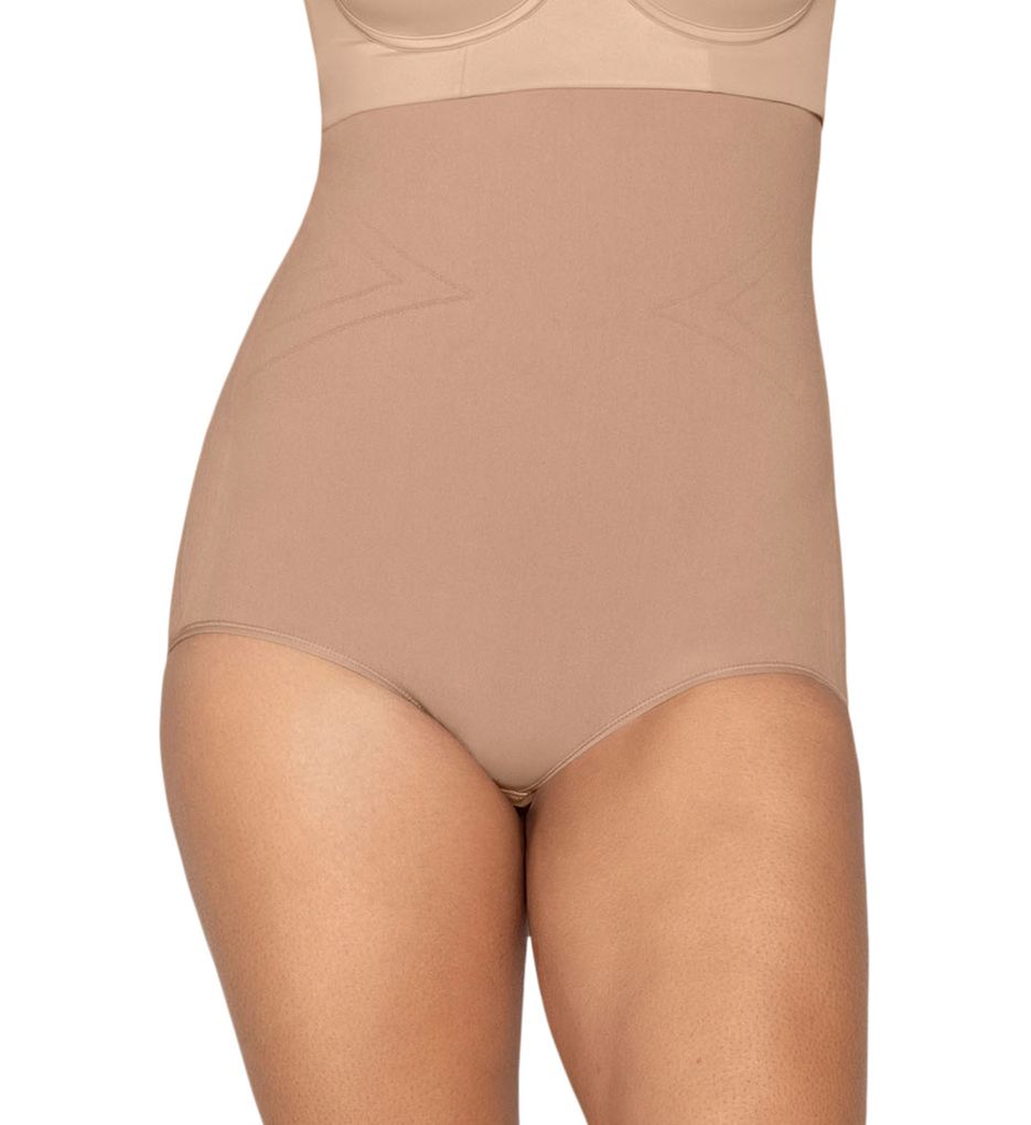Leonisa (2245758) -- Leonisa 012728M SkinFuse Invisible High Waist Shaper Brief (Natural 1 XS/S)