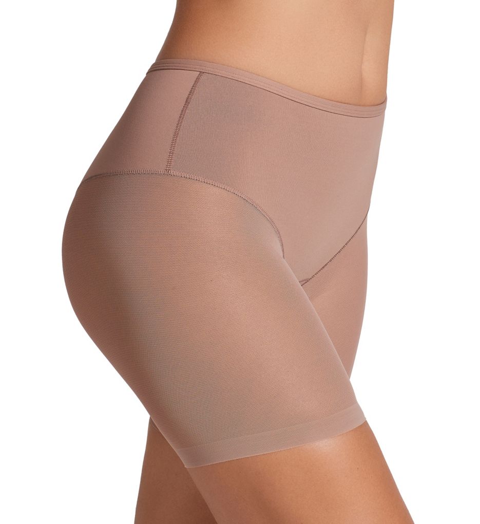 Leonisa : Leonisa 012769 Truly Undetectable Sheer Compression Short (Natural 2 XL)