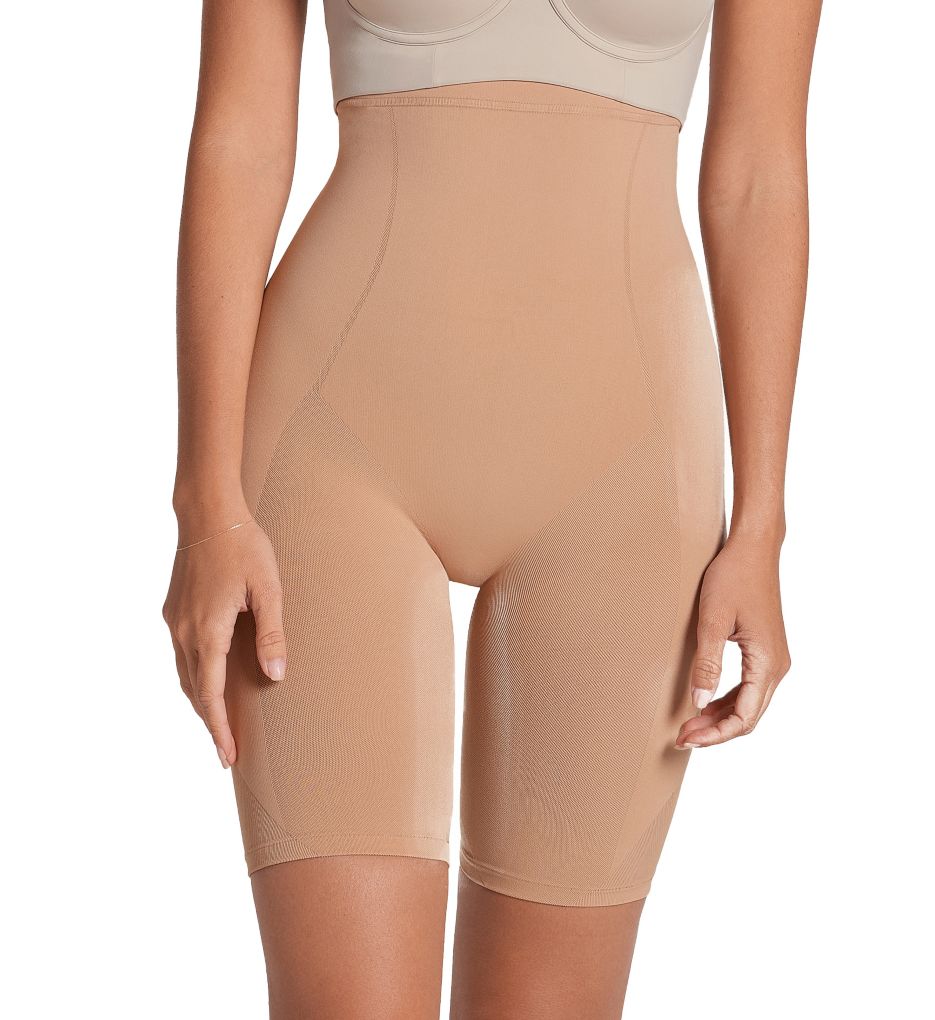 Leonisa (2245768) -- Leonisa 012807M SkinFuse Invisible High Waist-to-Thigh Body Shaper (Natural 1 XS/S)
