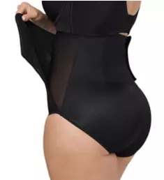 High Waist Postpartum Belly Wrap Panty Black S