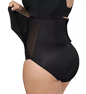 High Waist Postpartum Belly Wrap Panty Black S