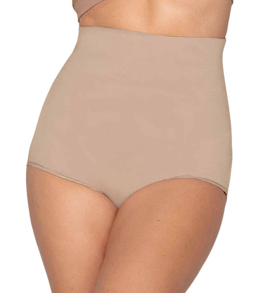 Leonisa High Waisted Firm Compression Postpartum Belly Wrap Panty