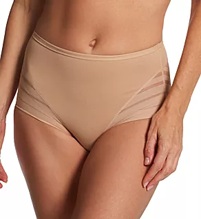 Lace Stripe Undetectable Classic Shaper Panty Golden Nude XL