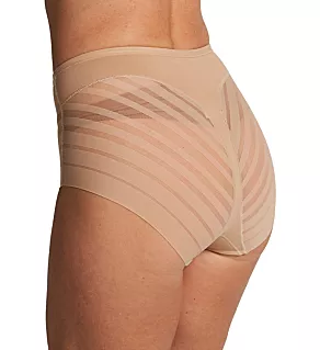 Lace Stripe Undetectable Classic Shaper Panty Golden Nude XL
