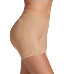 Mid-Rise Sculpting Butt Lifter Shaper Short Coffee S