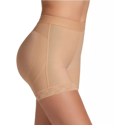 Leonisa Mid-Rise Sculpting Butt Lifter Shaper Short 012983