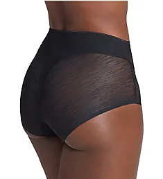 High-Waisted Sheer Lace Shaper Panty Black S